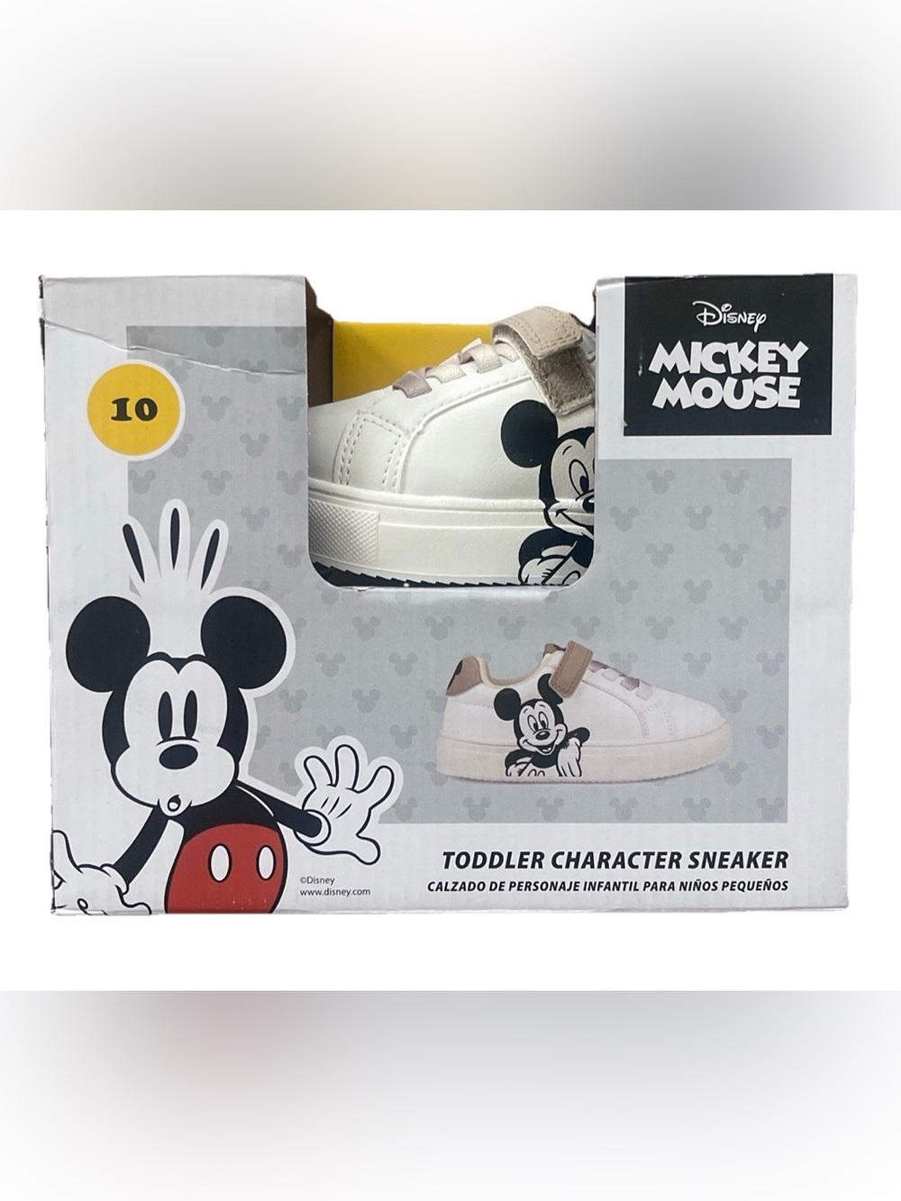 NWT Disney Mickey Mouse Toddler Boy Sneakers Size 10